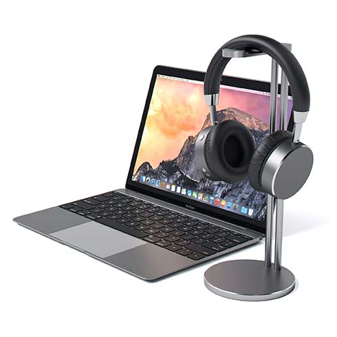 Satechi stojan na slúchadlá Slim Headphone Stand - Space Gray Aluminium