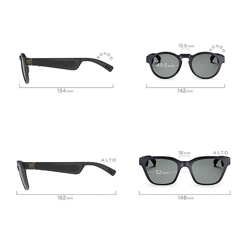 Bose Frames Rondo Black slnečné okuliare