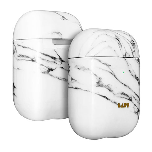 LAUT puzdro Huex Elements pre Apple AirPoads - Marble White