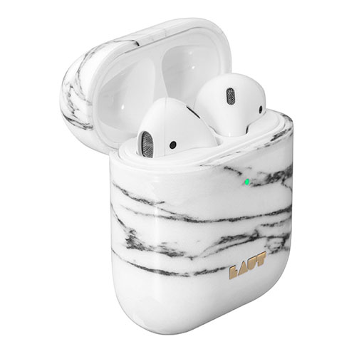 LAUT puzdro Huex Elements pre Apple AirPoads - Marble White