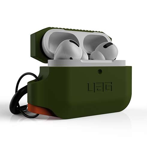 UAG puzdro Silicone Case pre Apple Airpods Pro - Olive/Orange