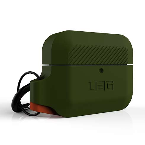 UAG puzdro Silicone Case pre Apple Airpods Pro - Olive/Orange