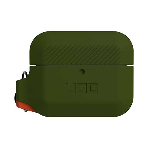 UAG puzdro Silicone Case pre Apple Airpods Pro - Olive/Orange