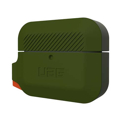 UAG puzdro Silicone Case pre Apple Airpods Pro - Olive/Orange