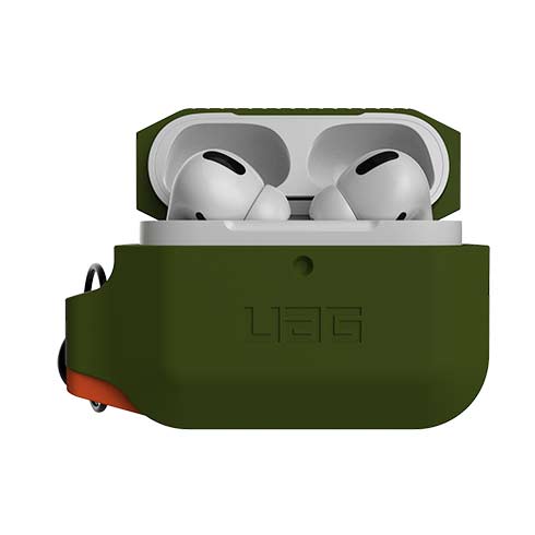 UAG puzdro Silicone Case pre Apple Airpods Pro - Olive/Orange