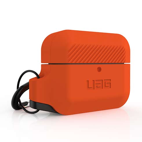 UAG puzdro Silicone Case pre Apple Airpods Pro - Orange/Black