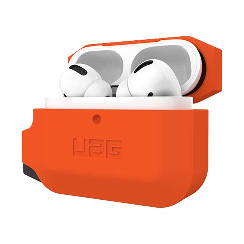 UAG puzdro Silicone Case pre Apple Airpods Pro - Orange/Black