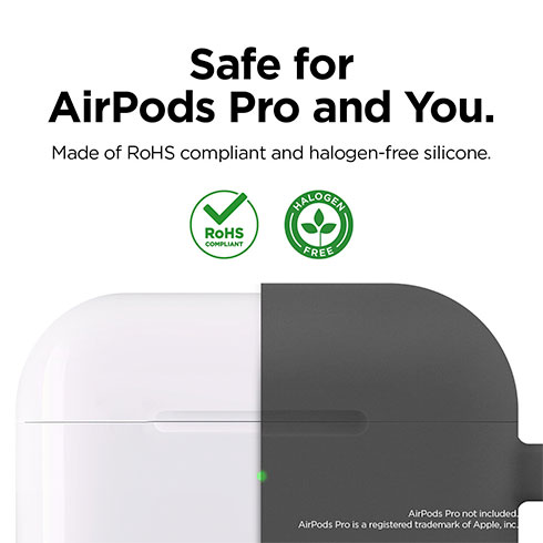 Elago Airpods Pro Silicone Hang Case - Dark Gray
