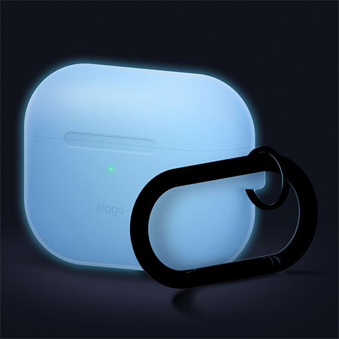 Elago Airpods Pro Silicone Hang Case - Nightglow Blue