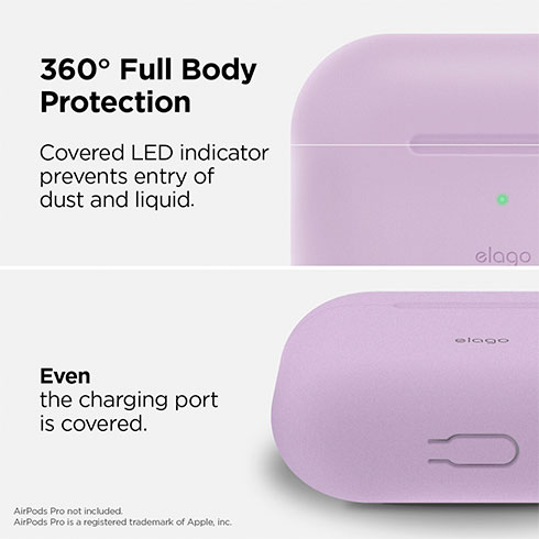 Elago Airpods Pro Silicone Hang Case - Lavender