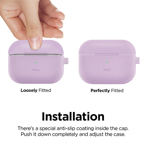 Elago Airpods Pro Silicone Hang Case - Lavender