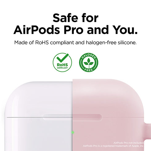 Elago Airpods Pro Silicone Hang Case - Lovely Pink