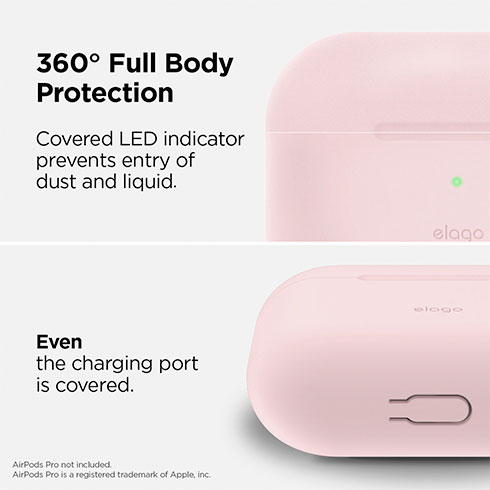 Elago Airpods Pro Silicone Hang Case - Lovely Pink