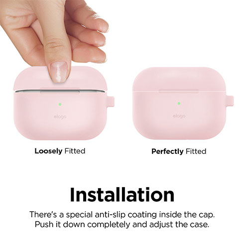 Elago Airpods Pro Silicone Hang Case - Lovely Pink