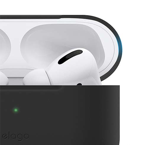 Elago Airpods Pro Slim Silicone Case - Black