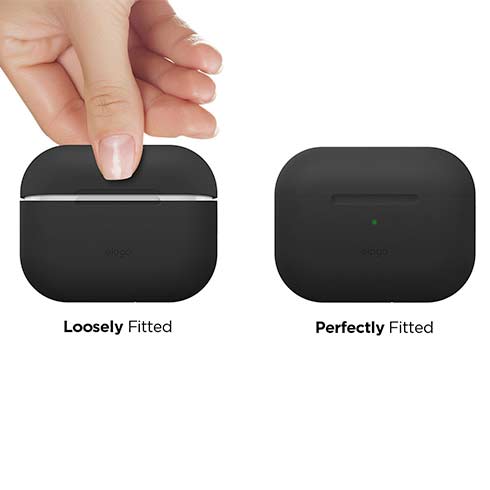 Elago Airpods Pro Slim Silicone Case - Black