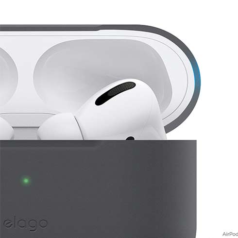 Elago Airpods Pro Slim Silicone Case - Dark Gray
