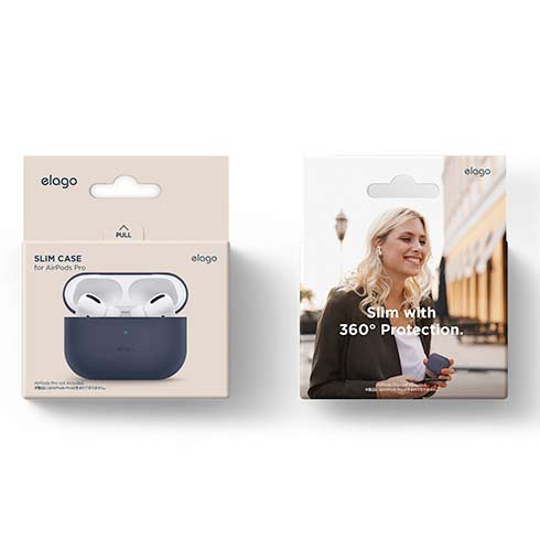 Elago Airpods Pro Slim Silicone Case - Jean Indigo