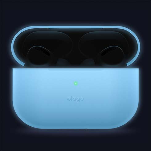 Elago Airpods Pro Slim Silicone Case - Nightglow Blue