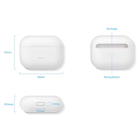 Elago Airpods Pro Slim Silicone Case - Nightglow Blue