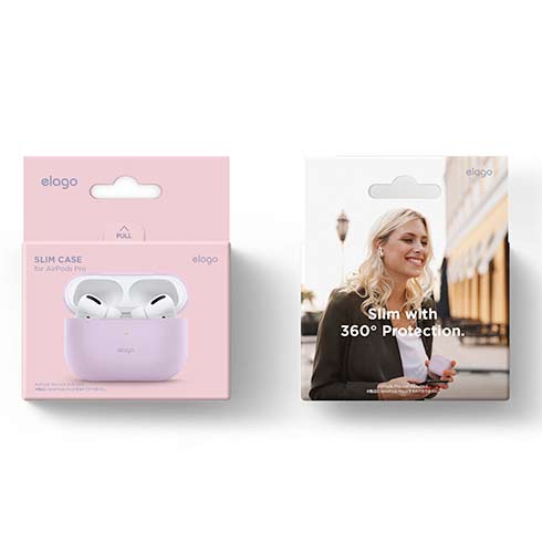 Elago Airpods Pro Slim Silicone Case - Lavender