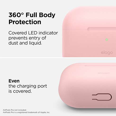 Elago Airpods Pro Slim Silicone Case - Lovely Pink