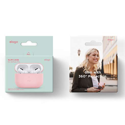 Elago Airpods Pro Slim Silicone Case - Lovely Pink