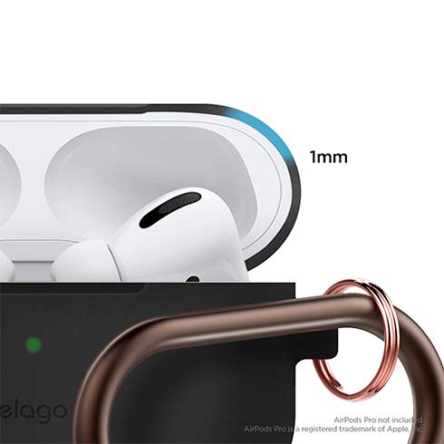 Elago Airpods Pro Silicone Hang Case - Black