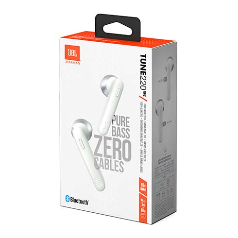 JBL Tune 220TWS White slúchadlá