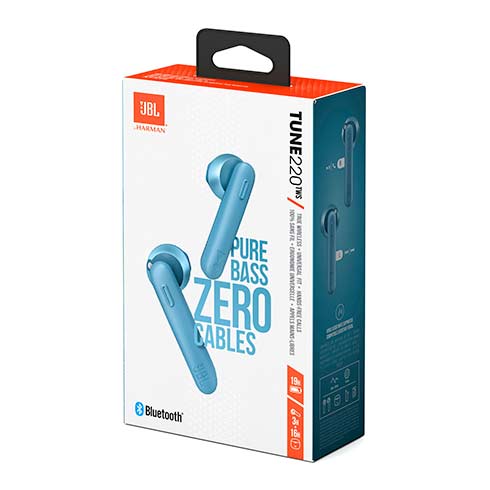 JBL Tune 220TWS Blue slúchadlá