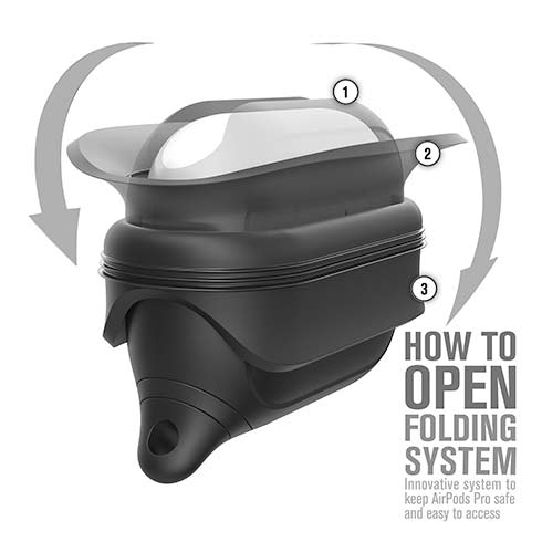 Catalyst puzdro Waterproof case pre AirPods Pro - Stealth Black