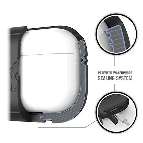 Catalyst puzdro Waterproof case pre AirPods Pro - Stealth Black
