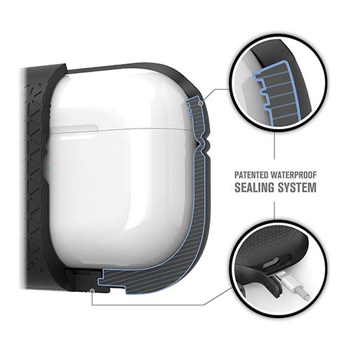 Catalyst puzdro Waterproof case Premium pre AirPods Pro - Stealth Black
