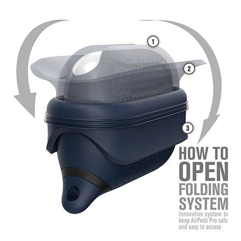 Catalyst puzdro Waterproof case Premium pre AirPods Pro - Midnight Blue