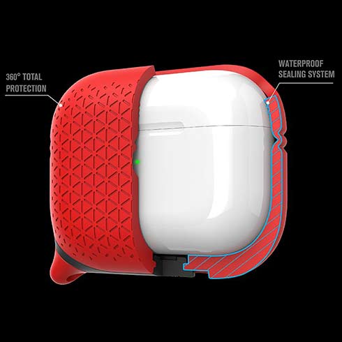 Catalyst puzdro Waterproof case Premium pre AirPods Pro - Flame Red
