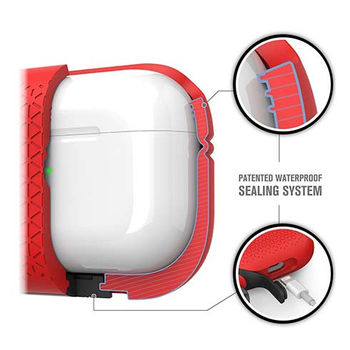 Catalyst puzdro Waterproof case Premium pre AirPods Pro - Flame Red
