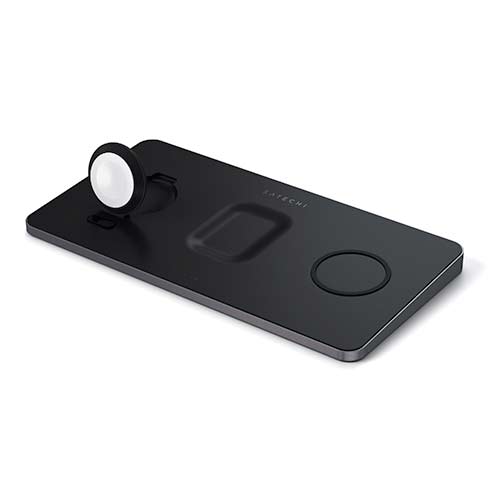 Satechi Trio Wireless Charging Pad - Space Gray