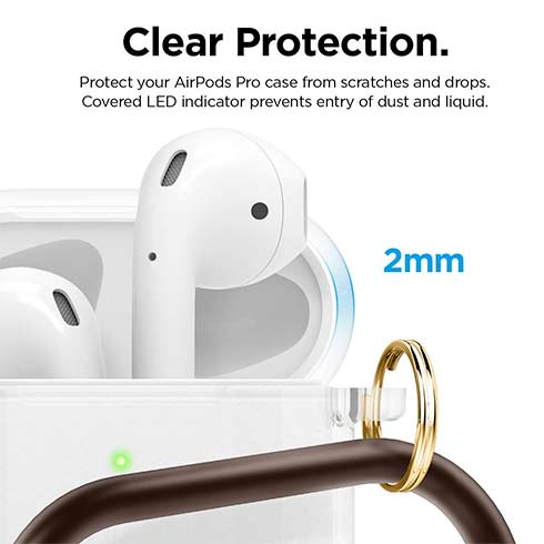 Elago puzdro Clear Case pre Airpods 1&2 - Clear