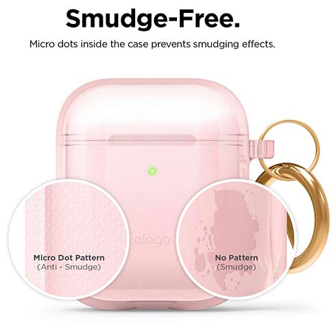 Elago puzdro Clear Case pre Airpods 1&2 - Lovely Pink