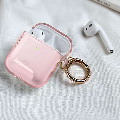 Elago puzdro Clear Case pre Airpods 1&2 - Lovely Pink