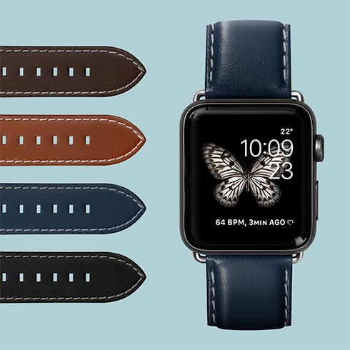 LAUT řemínek Oxford pro Apple Watch 42/44/45/49mm - Indigo