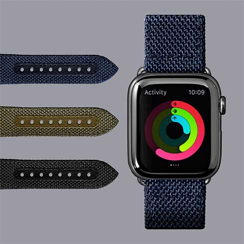 LAUT řemínek Technical 2.0 pro Apple Watch 44/42/45/49mm - Onyx