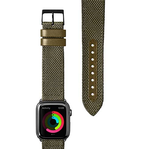 LAUT řemínek Technical 2.0 pro Apple Watch 44/42/45/49mm - Olive Green