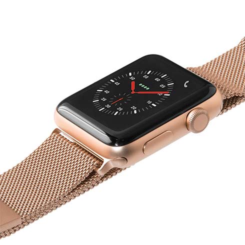 LAUT řemínek Steel Loop pro Apple Watch 42/44/45/49mm - Gold