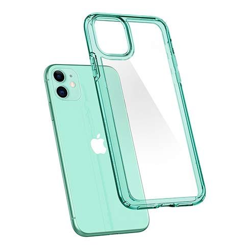Spigen kryt Ultra Hybrid pre iPhone 11 - Green Crystal