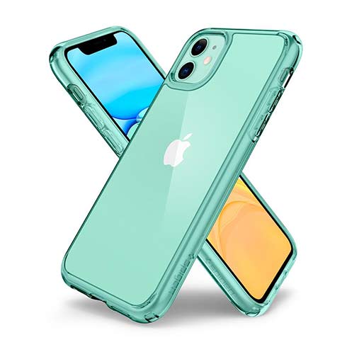 Spigen kryt Ultra Hybrid pre iPhone 11 - Green Crystal