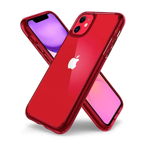 Spigen kryt Ultra Hybrid pre iPhone 11 - Red Crystal
