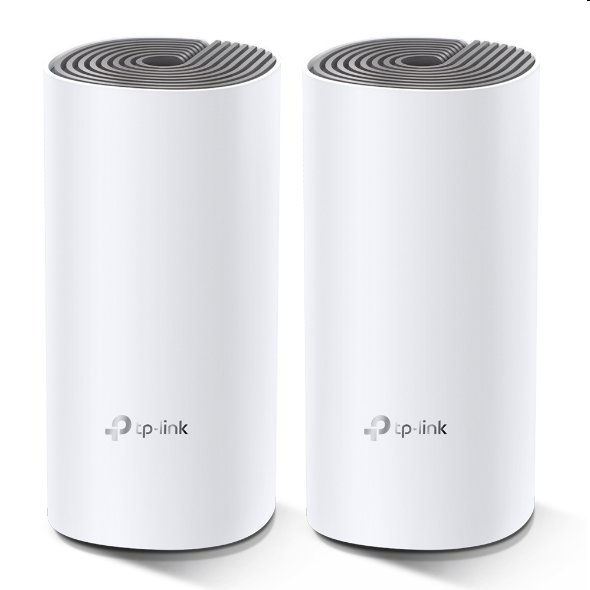 tp-link Deco E4, AC1200 Whole-Home Mesh Wi-Fi System, Qualcomm CPU, 867Mbps at 5GHz + 300Mbps at 2.4GHz, 2 10/100Mbps Port