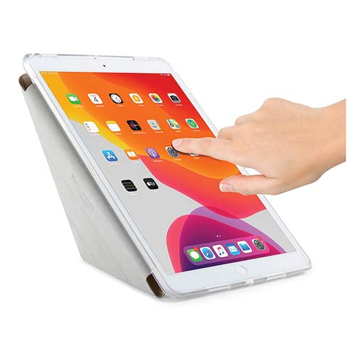 Pipetto puzdro Origami Metallic Case pre iPad 10.2 2019/2020/2021 - Gold
