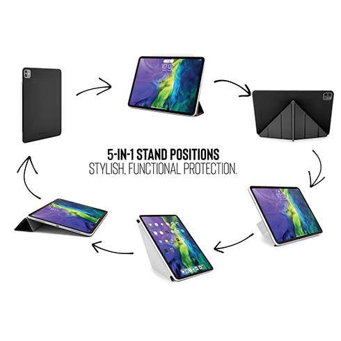 Pipetto pouzdro Origami Folio pro iPad Pro 12.9" 2021/2020 - Black